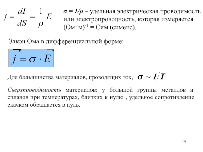 Удельная проводимость полупроводника