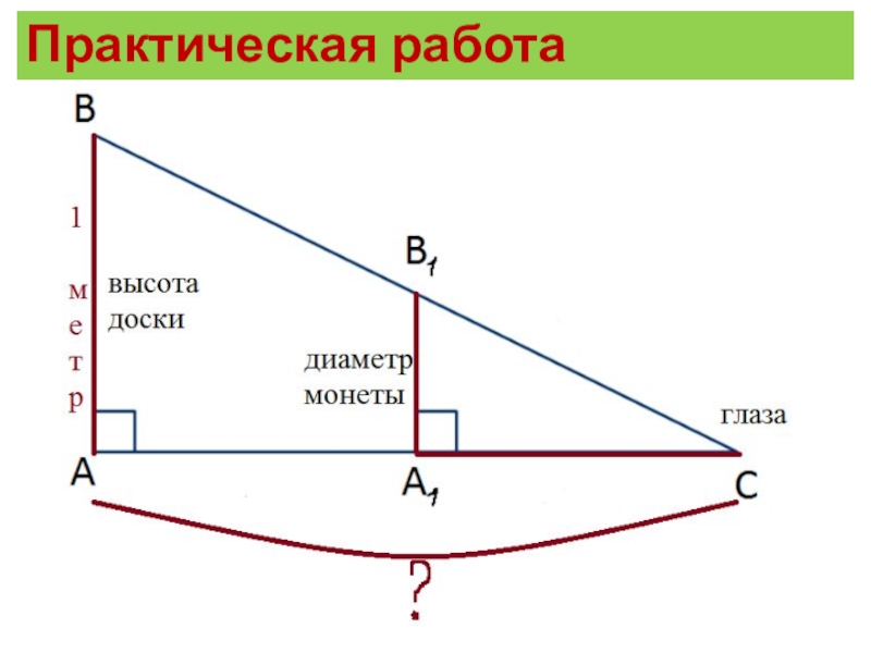 Высота доски. Как найти высоту доски.