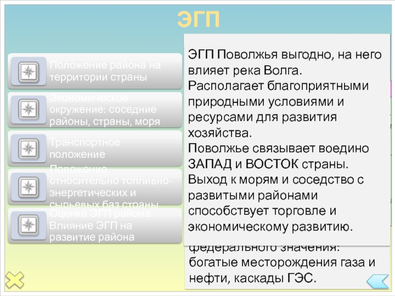 Эгп поволжья по плану 9 класс