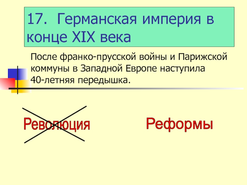 Германская империя в конце XIX века