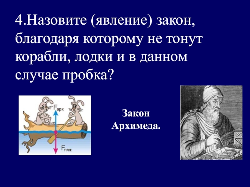 Благодаря закону. Закон Архимеда рисунок. Физические явления и законы.