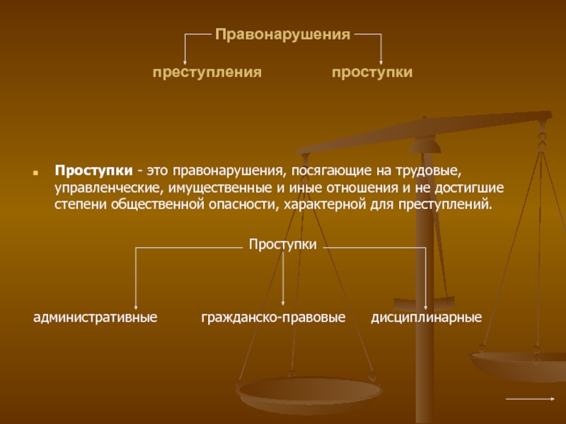 Сферы правонарушения