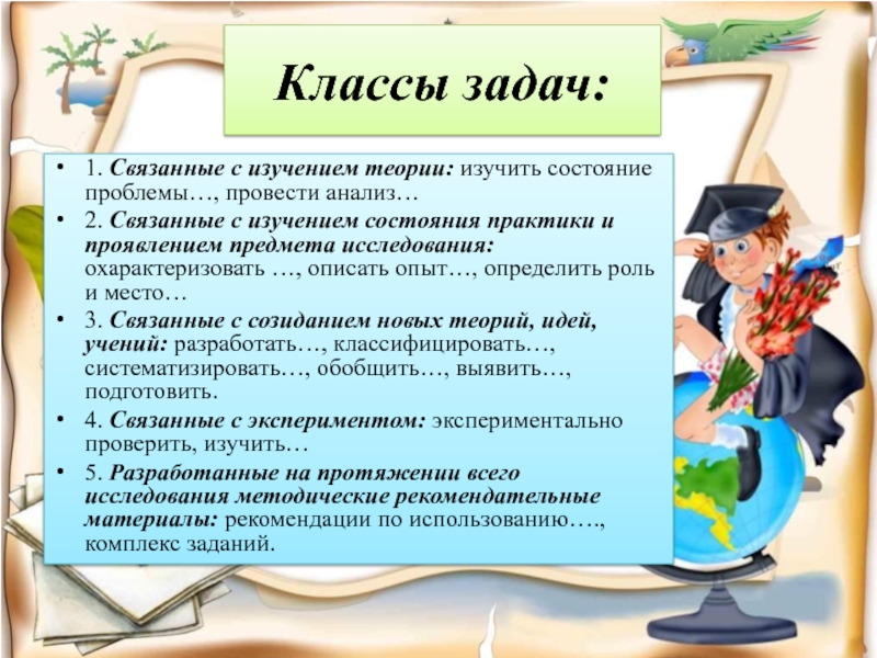 Изучи теорию. Классы задач. Проблемы класса. Задачи исследования 2 класс. Классовые задачи.