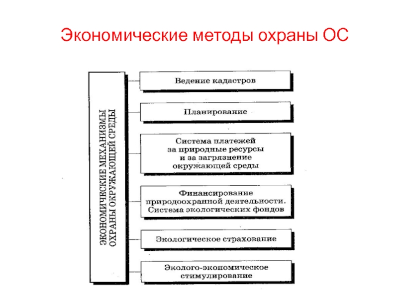 Условия и методы сохранения природной среды презентация