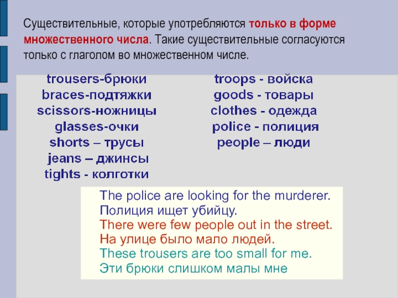 Употребите существительные в форме множественного числа торт