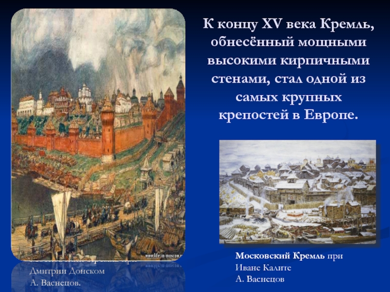 Как изменился облик московского кремля в 14