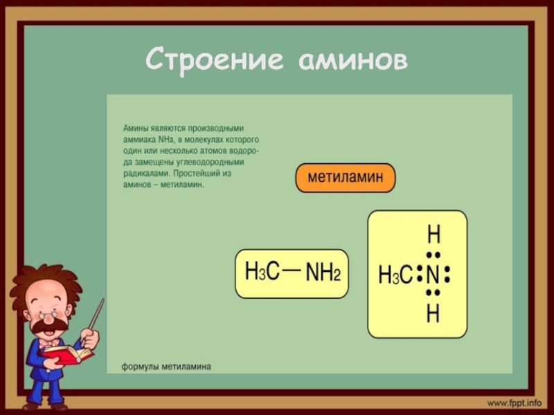 План урока амины 10 класс