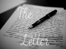 A FORMAL LETTER