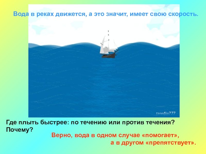 Передвижение по воде 1 класс технология презентация