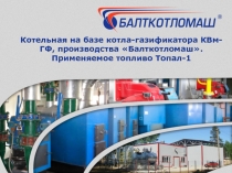 Котельная на базе котла-газификатора КВм-ГФ, производства Балткотломаш