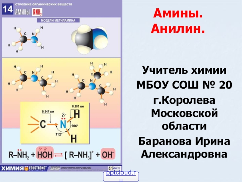 Презентация Химия амины