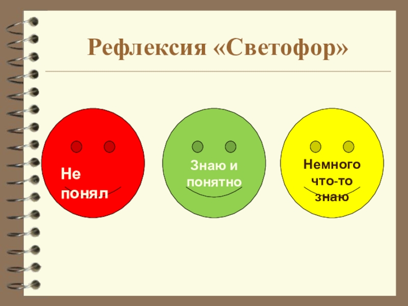 Рефлексия светофор в начальной школе картинки