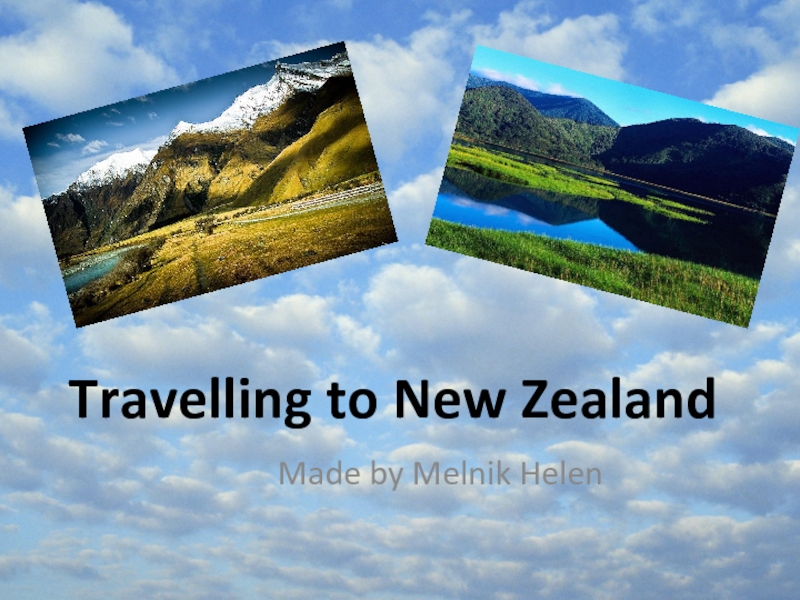 Презентация Travelling to New Zealand