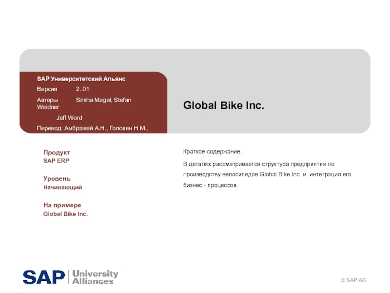 Global Bike Inc