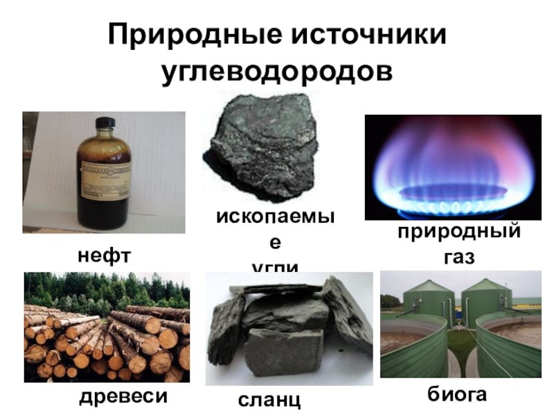 Природные источники нефть каменный уголь