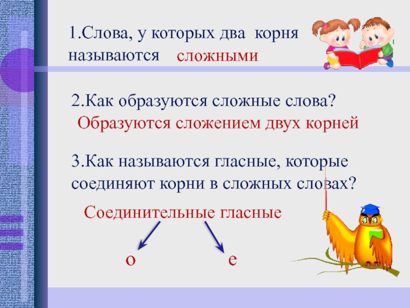 3 класс презентация сложные слова