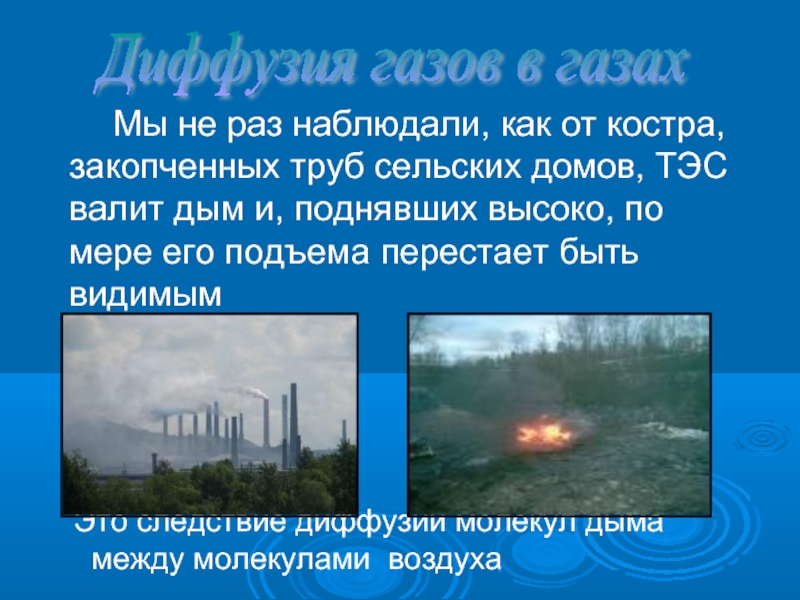 Диффузия в газах картинки