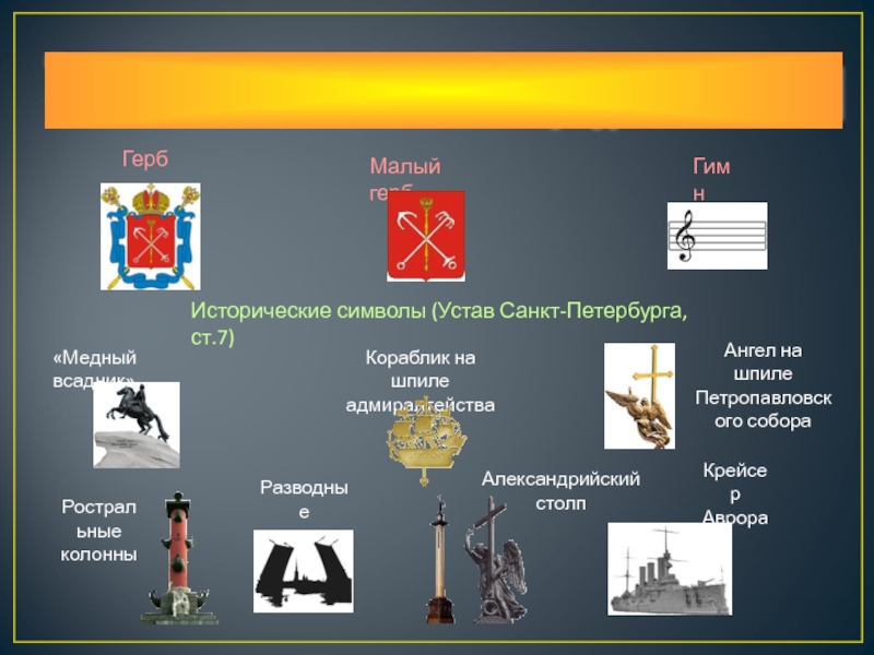 Исторические символы. Символы Санкт-Петербурга. Символы САНКТПЕТЕБУРГА. Исторические символы Санкт-Петербурга. Устав Санкт-Петербурга.