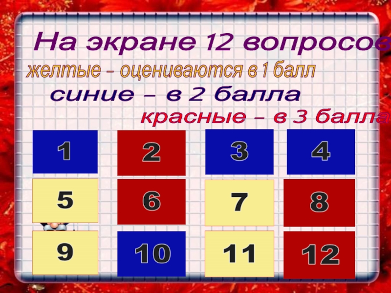 12 вопросов