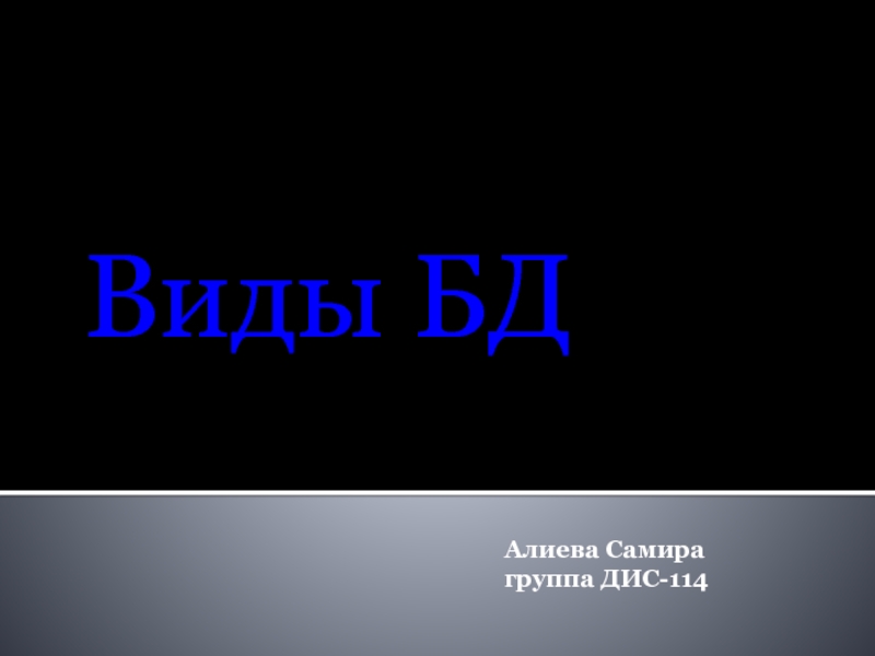 Алиева Самира группа ДИС-114