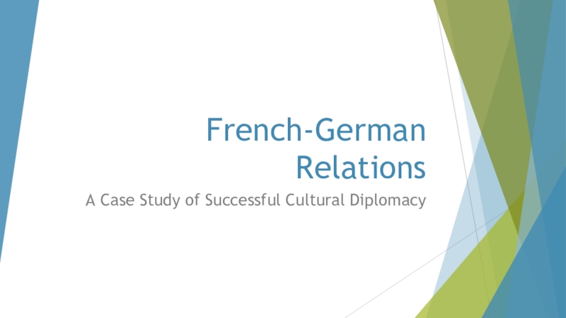 French-German Relations