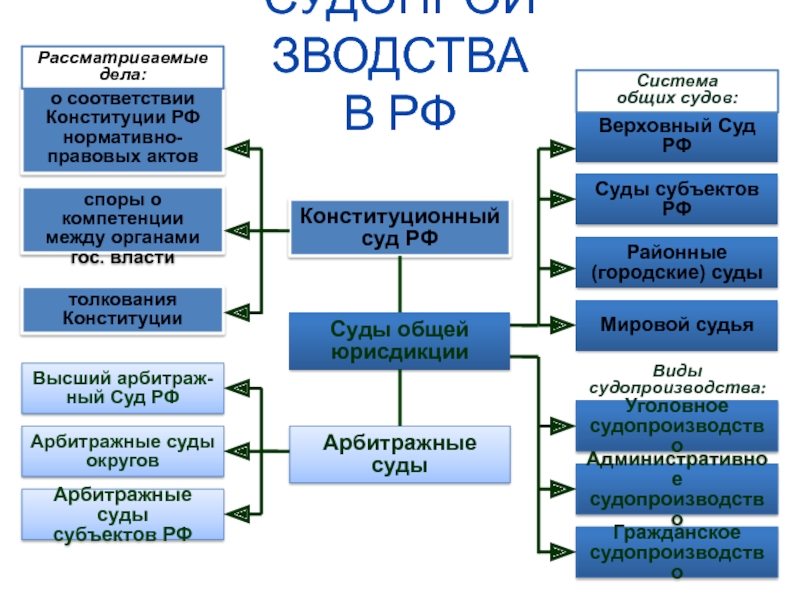 Прохождение дела в конституционном суде схема с пояснениями