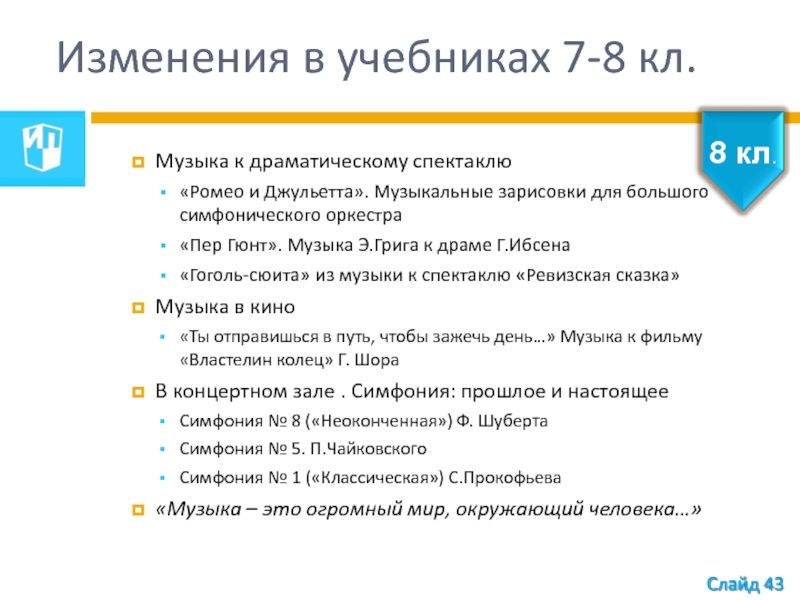 Музыка к драматическому спектаклю 8 класс презентация