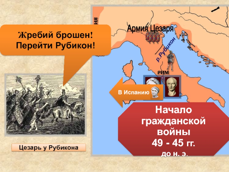 Гражданская война в риме 5 класс презентация