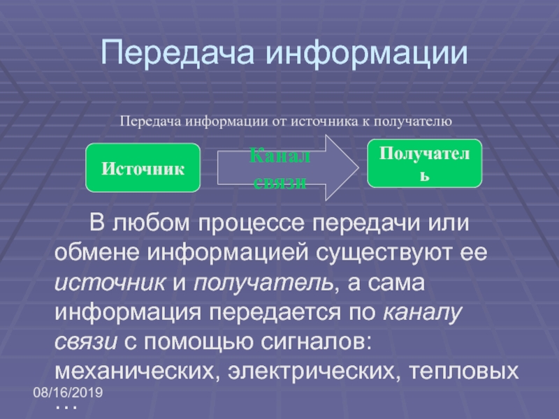 Объем передаваемой информации называется