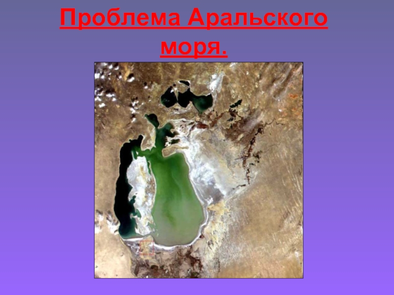 Проблема Аральского моря