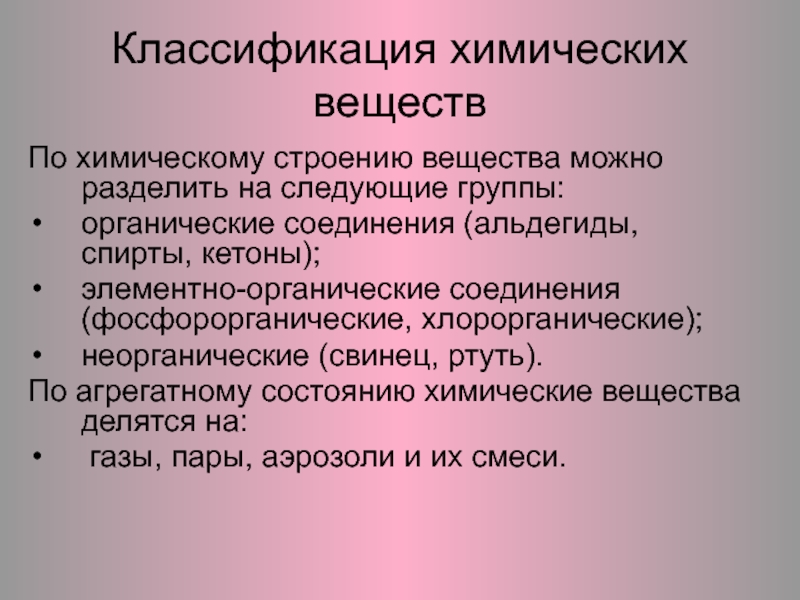 Органические яды и противоядия проект по химии