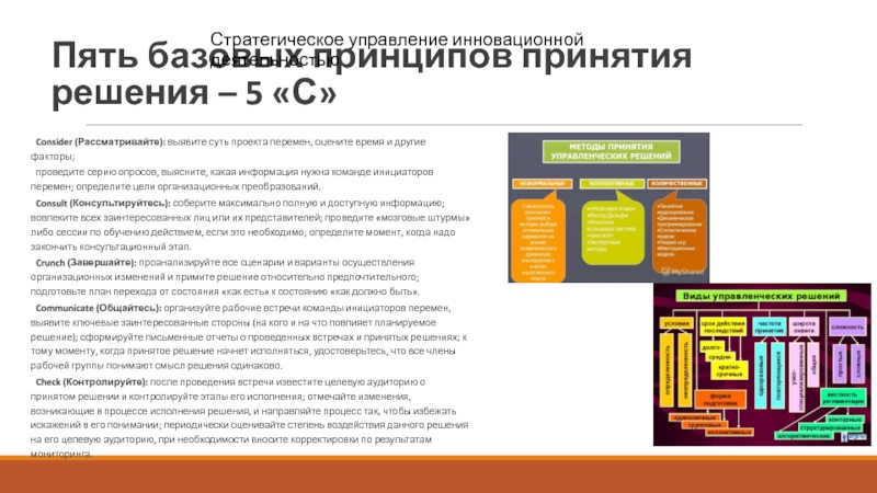 Пять изменений. Пять принципов принятия. «Анализ готовности организации к проведению изменений». 5 Принципов принятия решения. Пять базисных принципов организации.