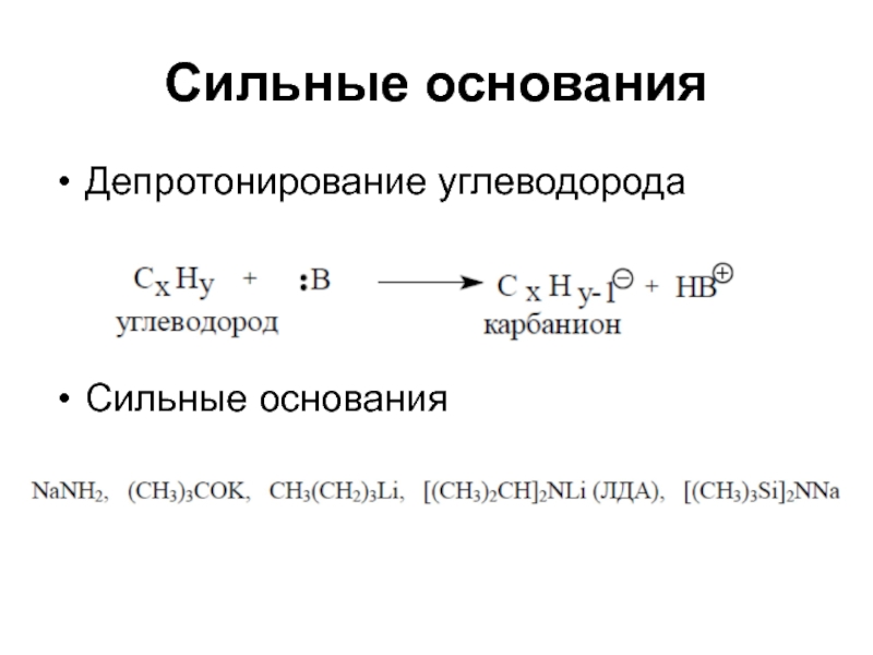 Сильные основания