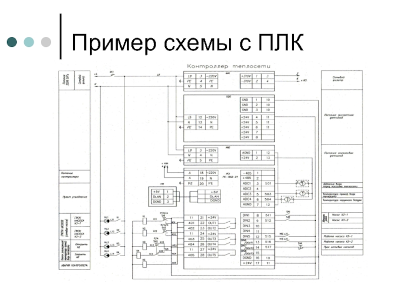 Контроллер на схеме