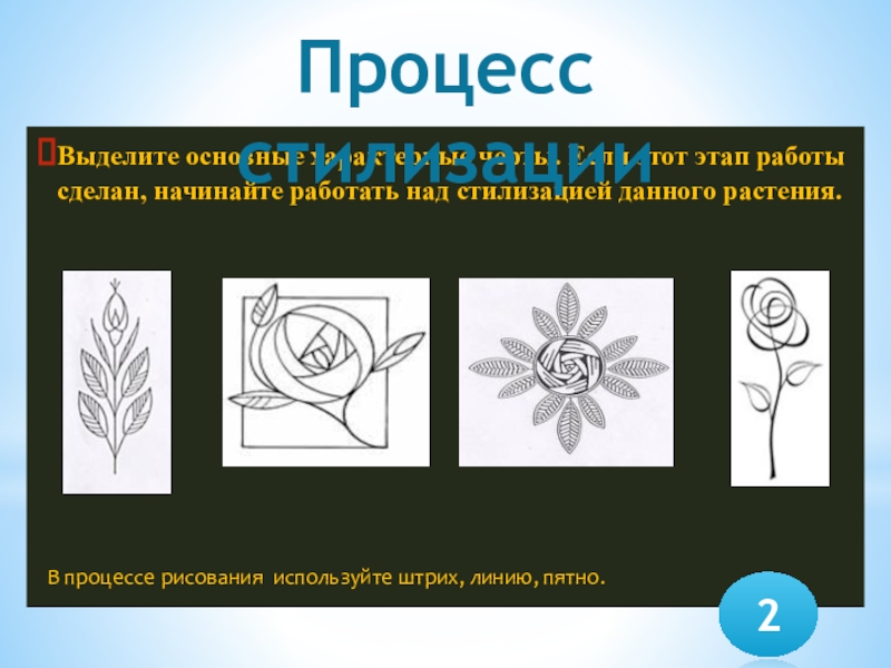 Этапы работы с рисунком