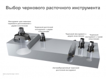 Выбор чернового расточного инструмента