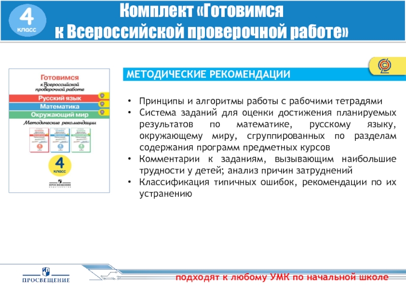 МЕТОДИЧЕСКИЕ РЕКОМЕНДАЦИИПринципы и алгоритмы работы с рабочими тетрадямиСистема заданий для оценки достижения планируемых результатов по математике, русскому