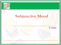Subjunctive Mood
