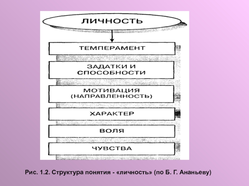 Структура понятия. Личность по б.г. Ананьеву:. Структура понятия личность по б.г Ананьеву. Структура понятия «индивид» (по б. г. Ананьеву). Структура личности по Ананьеву схема.