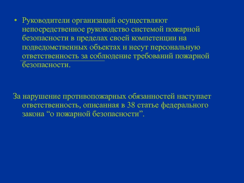 Компетенции директора по безопасности.