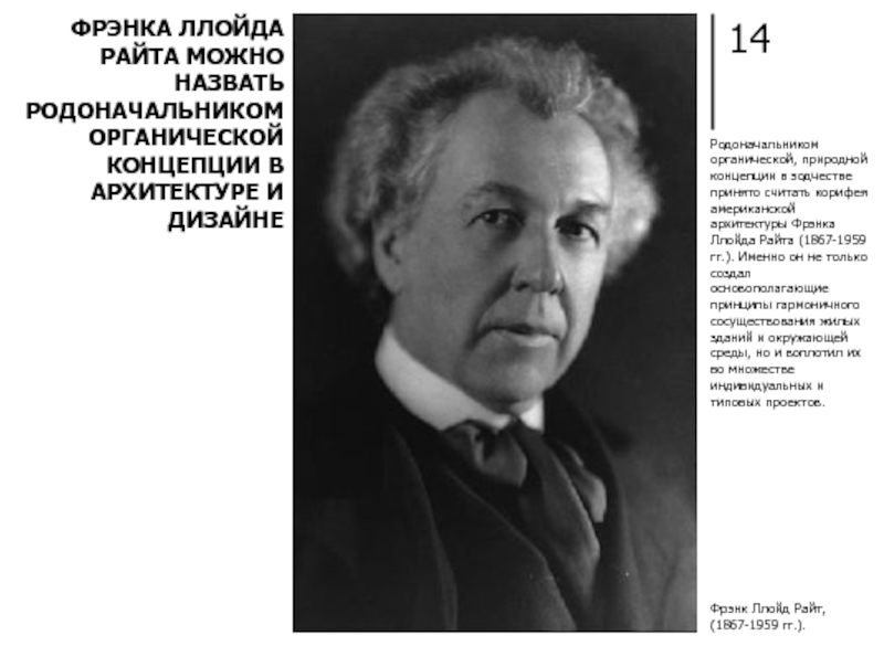 Назвать основателей. Основоположники органической архитектуры. Основатель органического дизайна. Основоположник органичной архитектуры.. Кого называют родоначальником 1 фотографии.