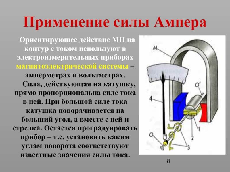 Презентация сила тока 11 класс