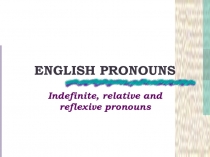 Types of Pronouns