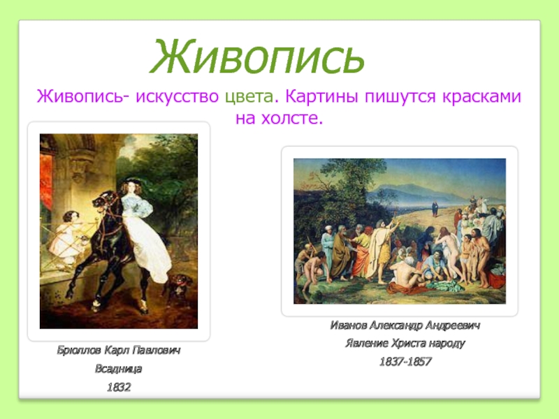 Искусство 8 букв. Карл Павлович Брюллов явление Христа народу. Портрет тона Брюллов. Сколько картин написал Иванов. Живопись как текст.