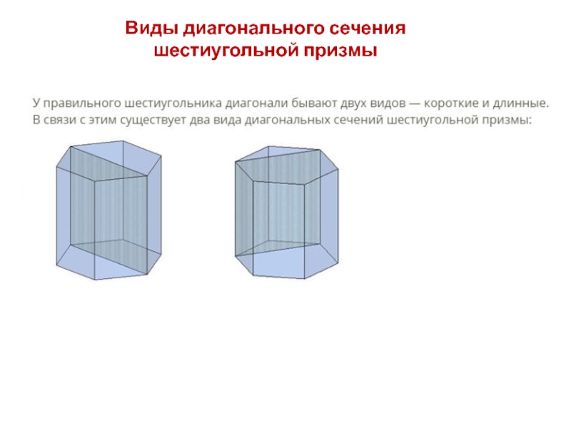 Шестиугольная призма многогранники. Диагональное сечение шестиугольной Призмы. Диагональное сечение правильной шестиугольной Призмы. Большое диагональное сечение правильной шестиугольной Призмы. Диагональное сечение шестигранной Призмы.