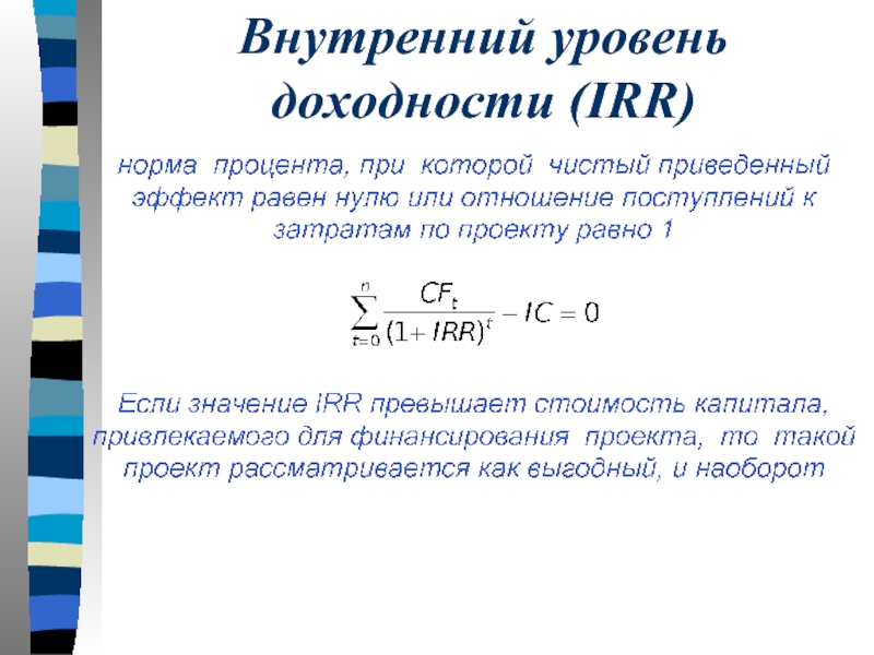 Уровень рентабельности. Уровень доходности. Уровень внутренней нормы доходности irr. Внутренний уровень. Показатель уровня доходности.