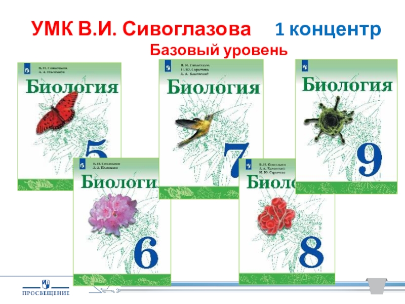 Презентация УМК В.И. Сивоглазова 1 концентр Базовый уровень