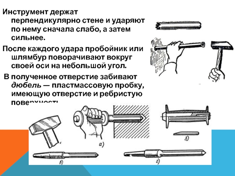 Горизонтальное отверстие