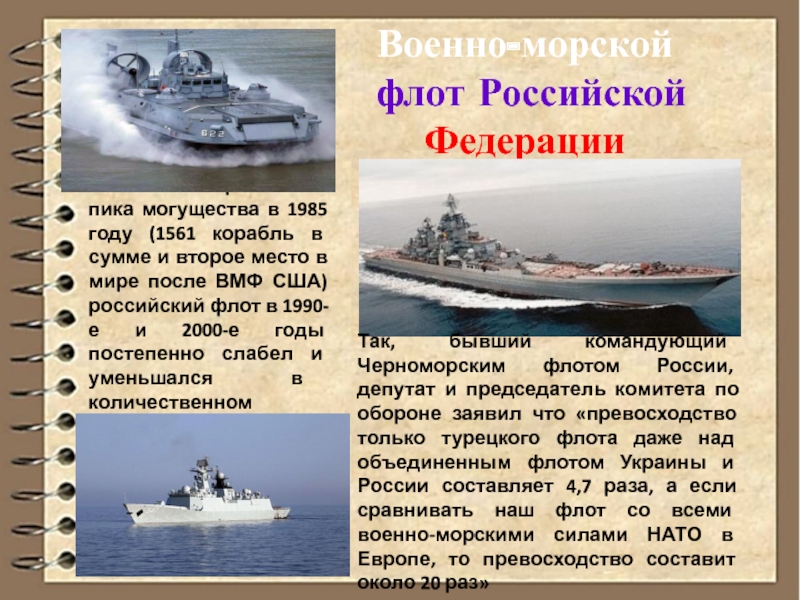 Рождение военно морского флота презентация