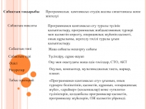 Программалық қамтамасыз етудің жалпы сипаттамасы және жіктелуі